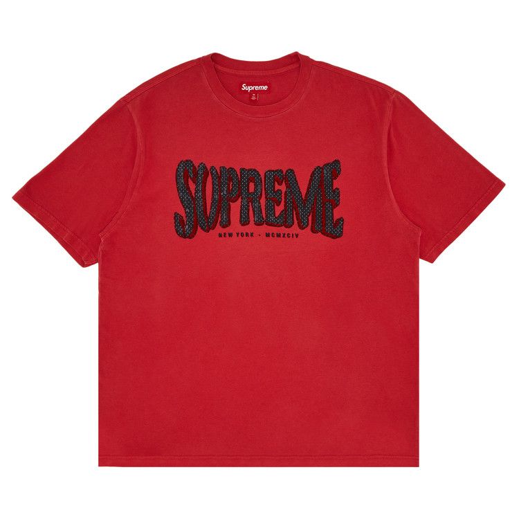 Топ Supreme Flocked Washed Short-Sleeve Top, Red
Топ Supreme Flocked Washed Short-Sleeve Top, Red