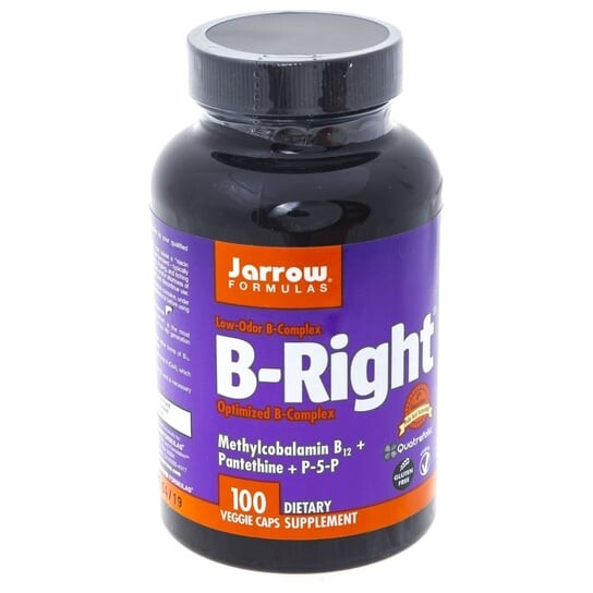 Биологически активная добавка B-Right (B-Complex) Jarrow Formulas, 100 капсул
Биологически активная добавка B-Right (B-Complex) Jarrow Formulas, 100 капсул