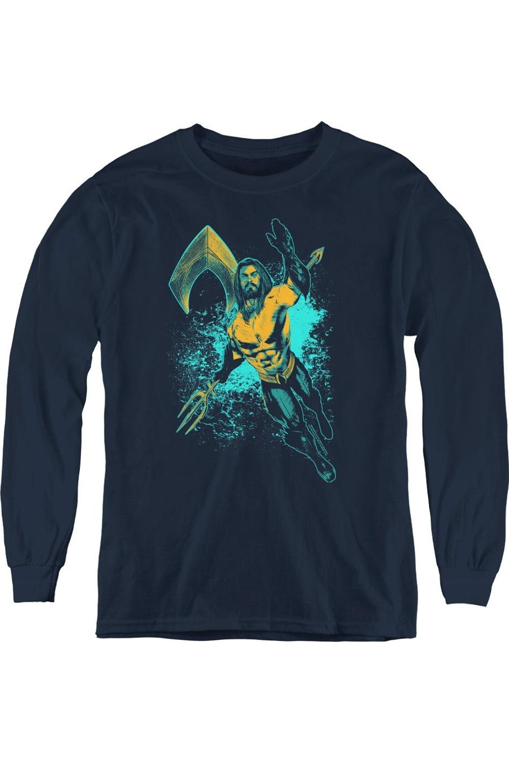 Футболка с длинным рукавом для детей "Aquaman: Всплеск эмоций" Gildan, темно-синий
Футболка с длинным рукавом для детей "Aquaman: Всплеск эмоций" Gildan, темно-синий