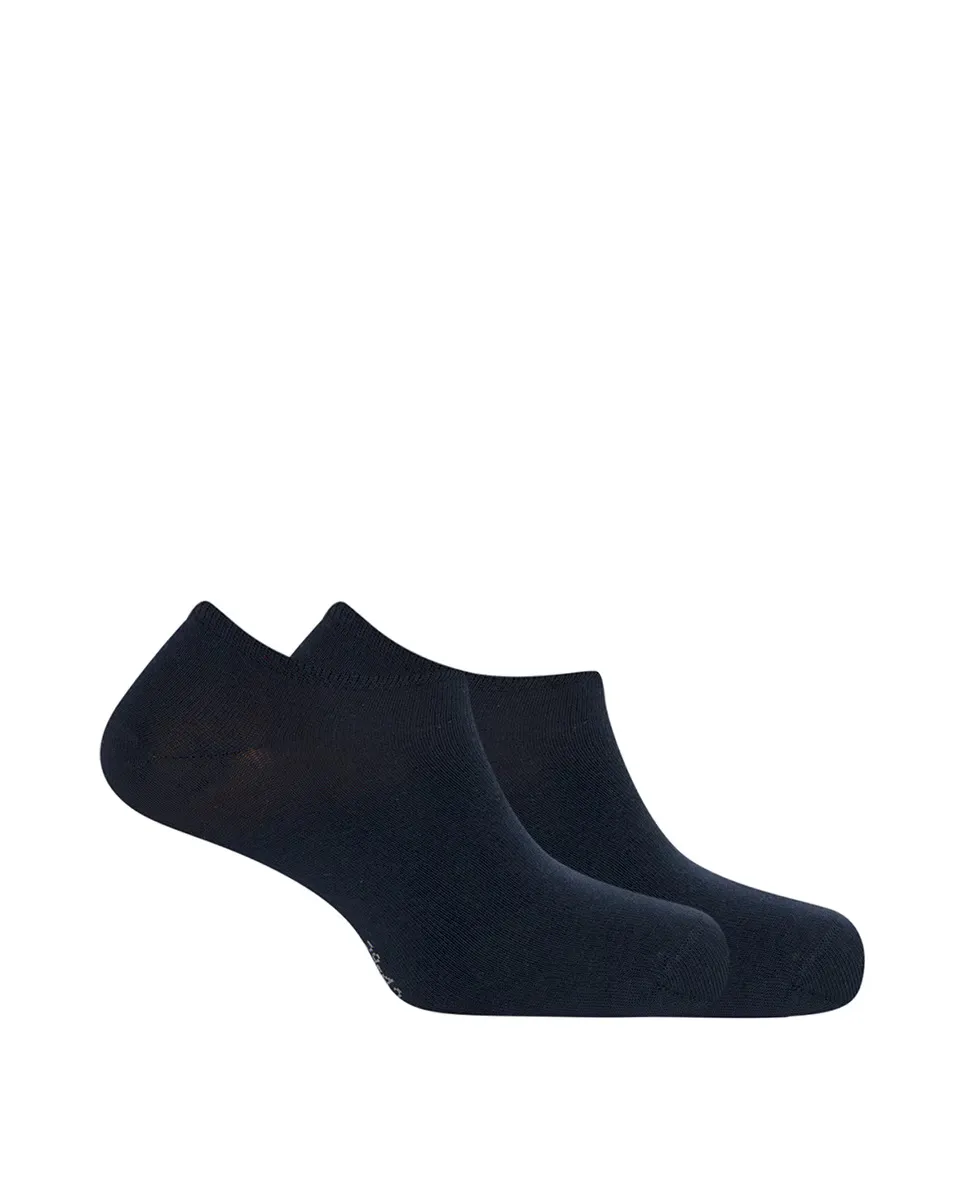 В упаковке 2 пары однотонных мужских носков из органического хлопка Punto Blanco, темно-синий
В упаковке 2 пары однотонных мужских носков из органического хлопка Punto Blanco, темно-синий