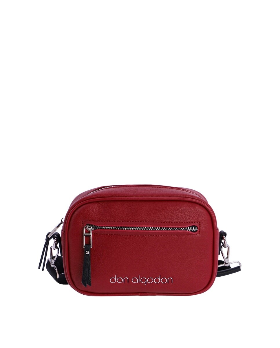 Красная женская сумка через плечо на молнии Don Algodón, красный
Красная женская сумка через плечо на молнии Don Algodón, красный