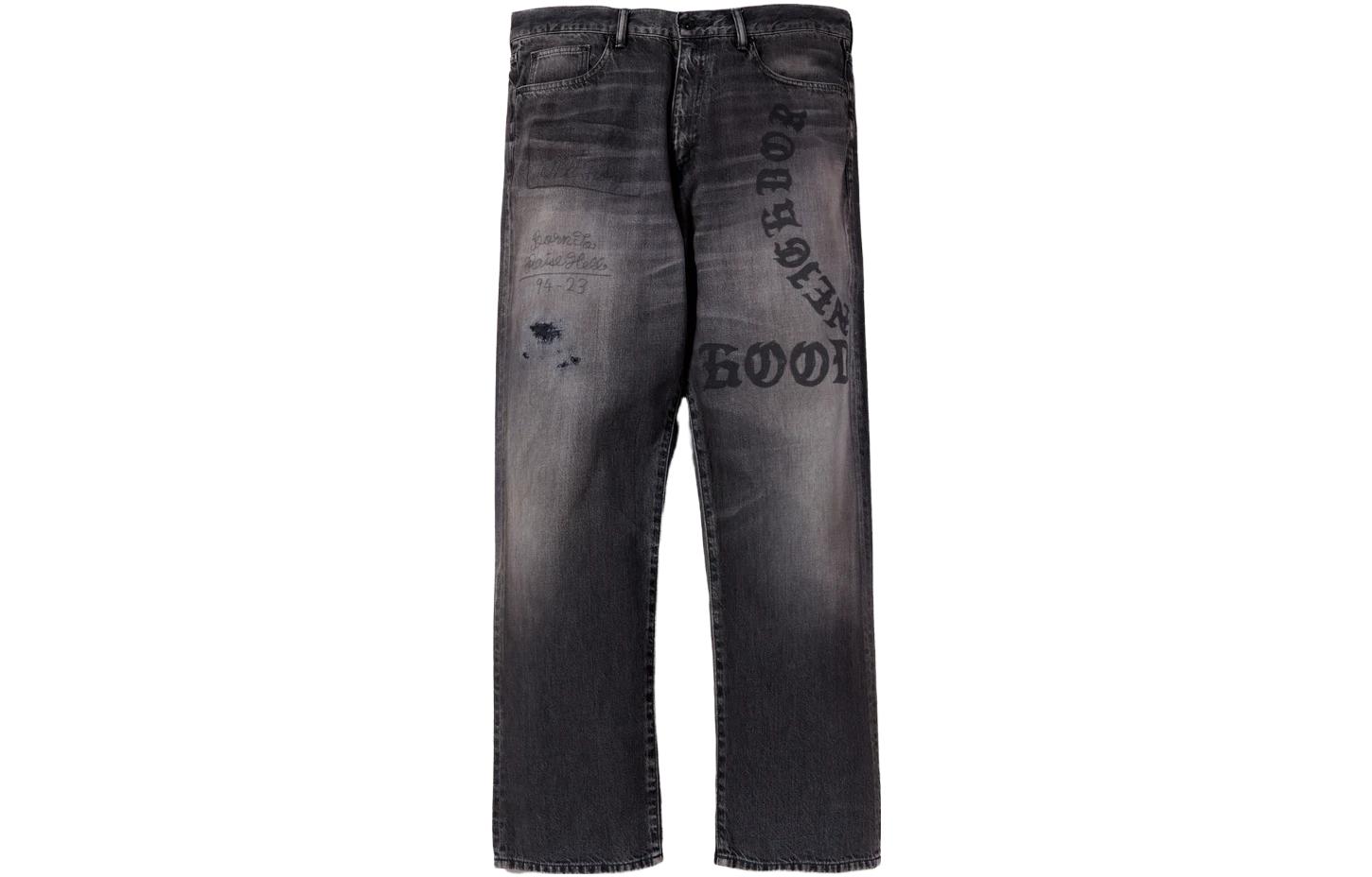 Джинсы с прямыми штанинами и принтом NEIGHBORHOOD, черный
Джинсы с прямыми штанинами и принтом NEIGHBORHOOD, черный