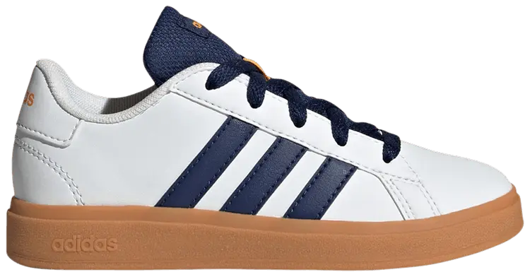 Кроссовки adidas Grand Court Lace-Up K 'White Dark Blue Gum', белый
Кроссовки adidas Grand Court Lace-Up K 'White Dark Blue Gum', белый