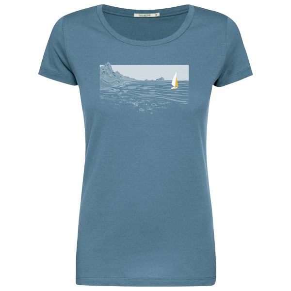 Женская футболка с надписью «Природа отправляется в плавание» Greenbomb, синий
Женская футболка с надписью «Природа отправляется в плавание» Greenbomb, синий