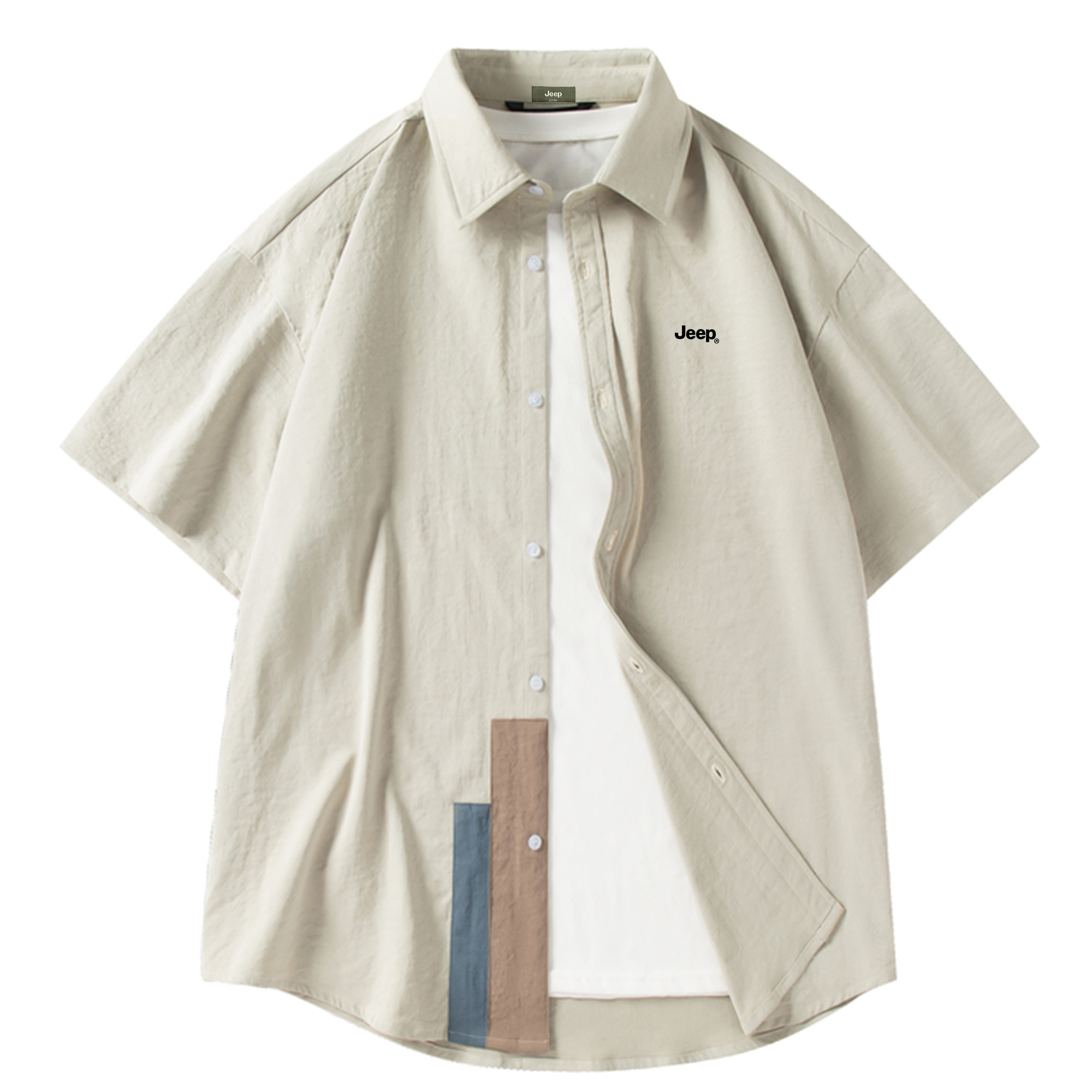 Рубашка Unisex Lapel Thin Shirt Jeep, черный
Рубашка Unisex Lapel Thin Shirt Jeep, черный