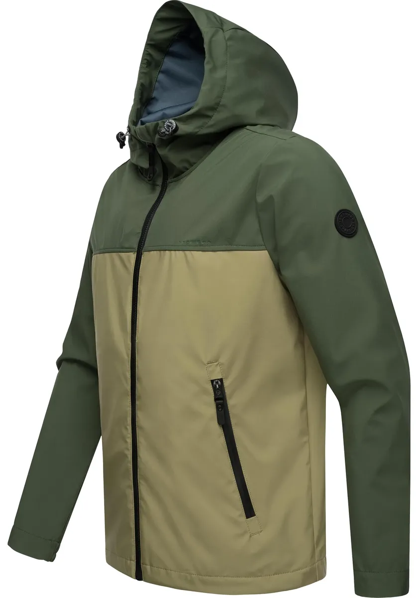 Куртка софтшелл Ragwear "Shellwie Block", с капюшоном, непромокаемая мужская переходная куртка с большим капюшоном, зеленый
Куртка софтшелл Ragwear "Shellwie Block", с капюшоном, непромокаемая мужская переходная куртка с большим капюшоном, зеленый