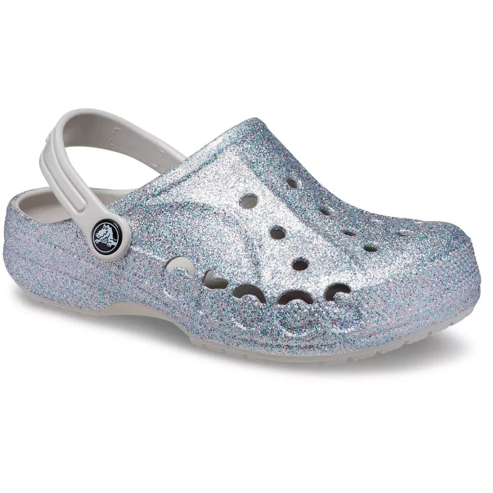 Детские серебристые блестящие крослайтовые туфли-сабо Crocs Baya Clog GBO332
Детские серебристые блестящие крослайтовые туфли-сабо Crocs Baya Clog GBO332