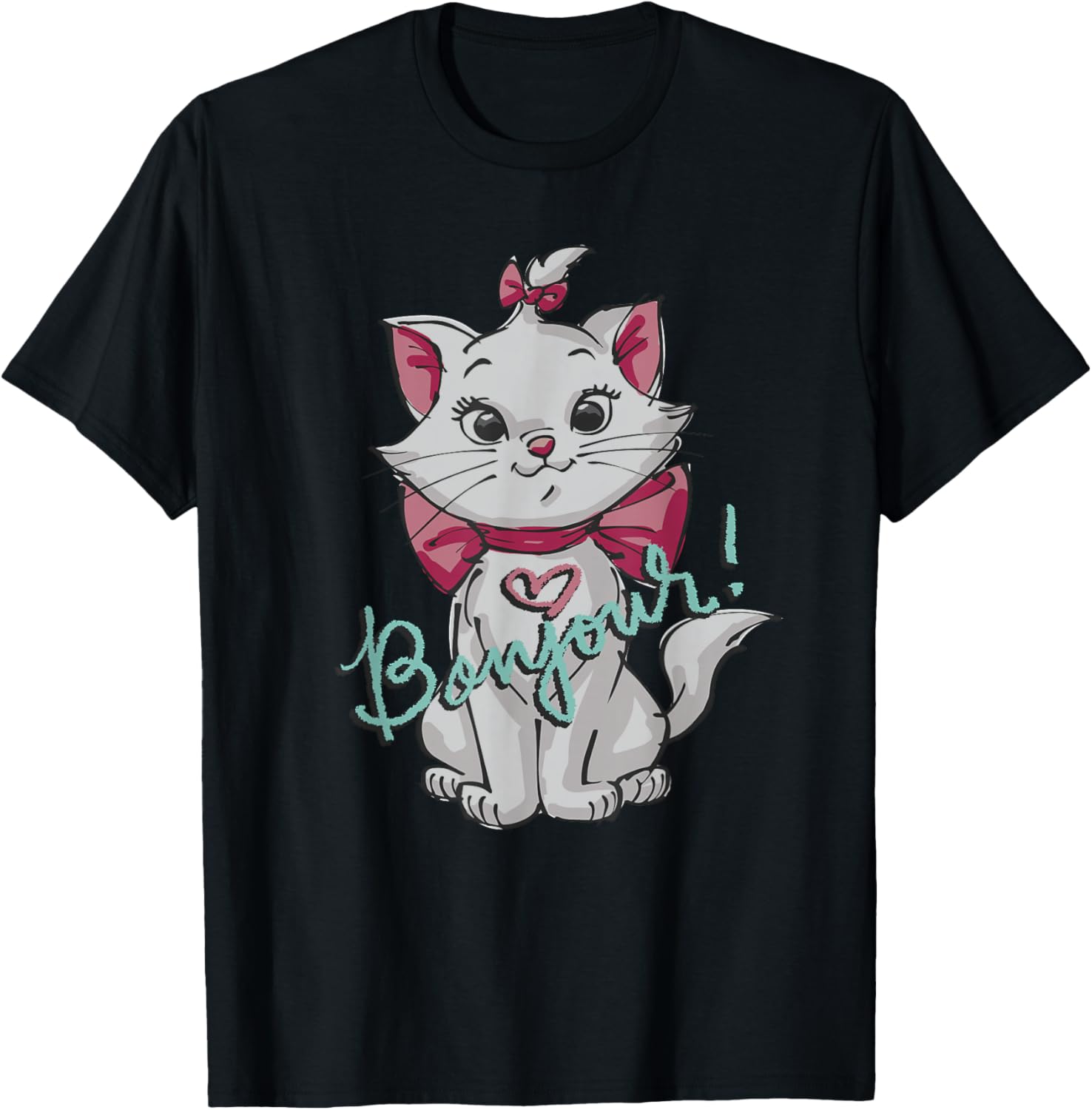 Футболка Disney Aristocats Marie Bonjour, черная
Футболка Disney Aristocats Marie Bonjour, черная