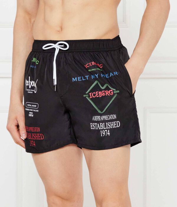 Шорты для плавания Regular fit Iceberg, черный
Шорты для плавания Regular fit Iceberg, черный