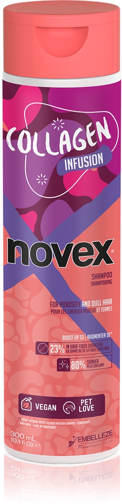 Энергетический шампунь с коллагеновой инфузией Novex, 300 мл
Энергетический шампунь с коллагеновой инфузией Novex, 300 мл