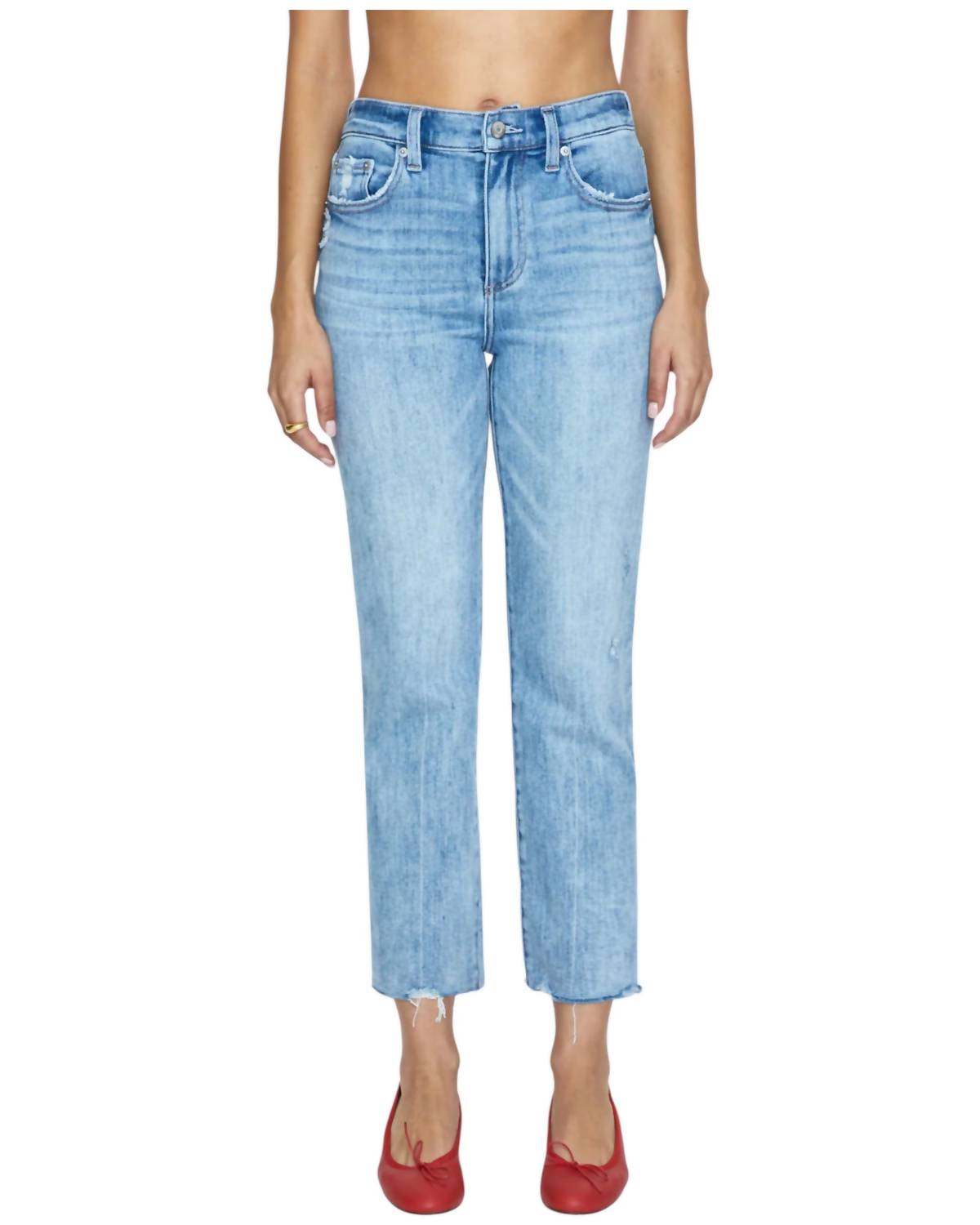 Укороченные джинсы-сигареты Monroe с высокой талией в винтажном стиле Monet Pistola, Monet Vintage
Укороченные джинсы-сигареты Monroe с высокой талией в винтажном стиле Monet Pistola, Monet Vintage