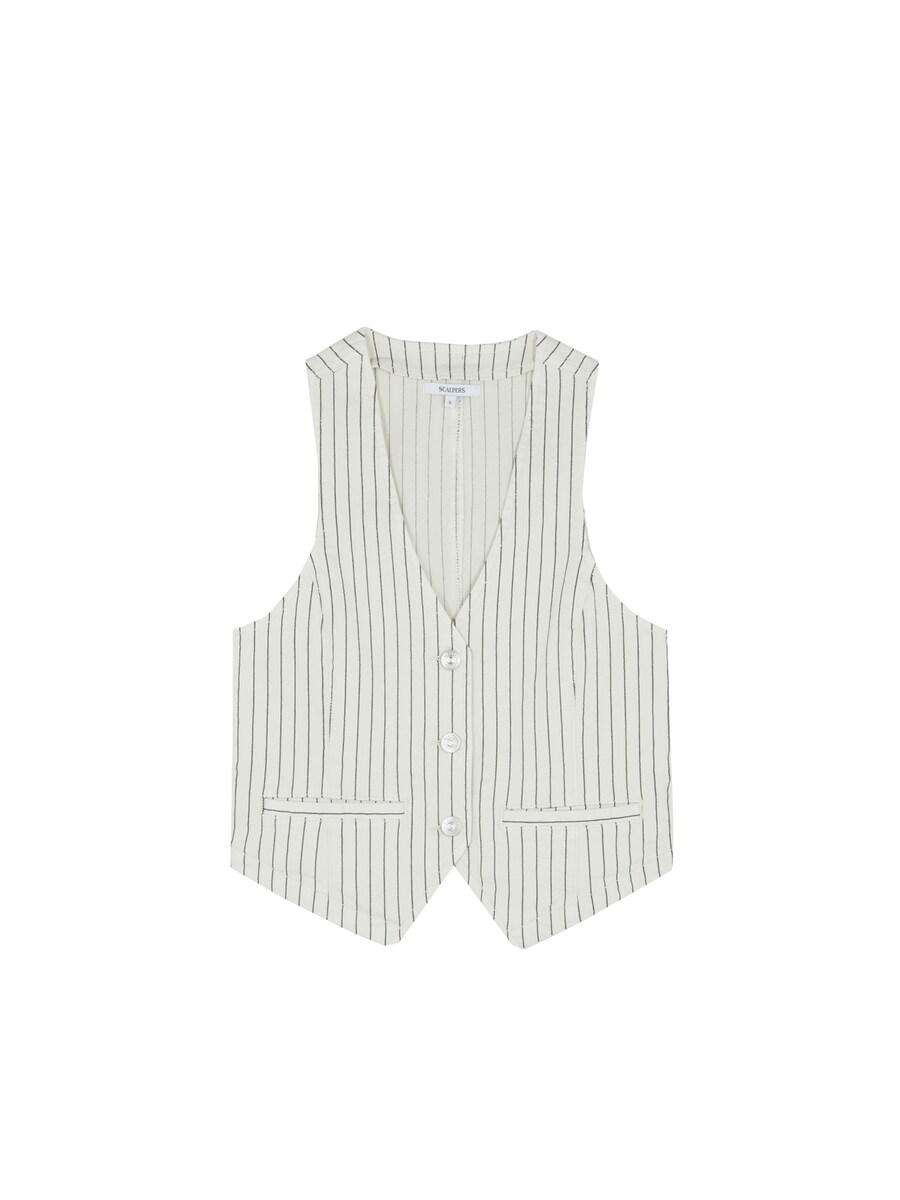 Костюмный жилет Scalpers, Ecru
Костюмный жилет Scalpers, Ecru