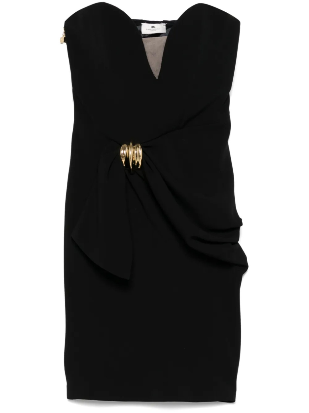 Elisabetta Franchi креповое платье мини с бантом, черный
Elisabetta Franchi креповое платье мини с бантом, черный