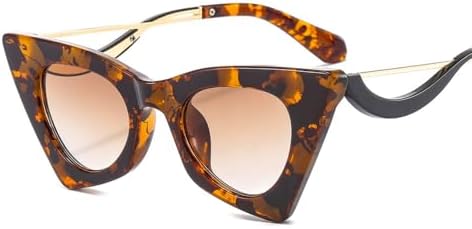 Модные женские солнцезащитные очки в винтажном металлическом цвете с разноцветной оправой. Уникальные модные женские очки с защитой от УФ-излучения UV400 MTZJH, Leopard
Модные женские солнцезащитные очки в винтажном металлическом цвете с разноцветной оправой. Уникальные модные женские очки с защитой от УФ-излучения UV400 MTZJH, Leopard