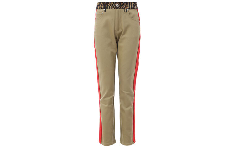 Брюки женские Burberry с красной полосой, хаки
Брюки женские Burberry с красной полосой, хаки