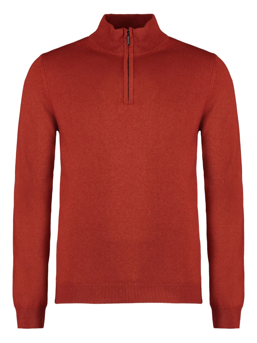 Свитер с полумолнией Moorer, оранжевый 
Свитер с полумолнией Moorer, оранжевый