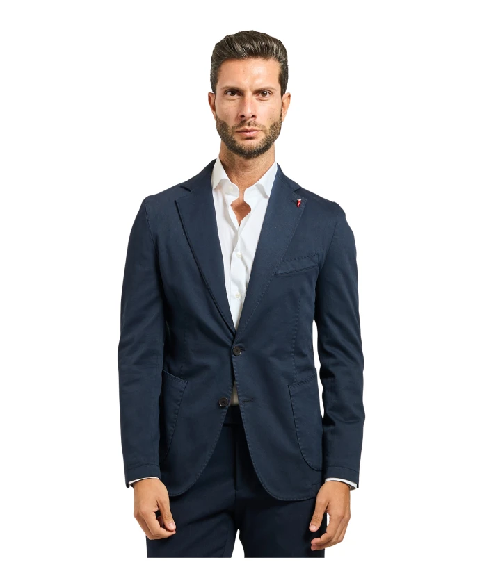 Синий однобортный жакет с зеркальными отворотами Mulish, синий
Синий однобортный жакет с зеркальными отворотами Mulish, синий