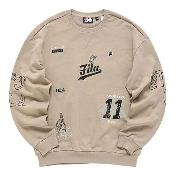 Свитер graphic loose fit pullover sweatshirt 'tan black' Fila Fusion, бежевый
Свитер graphic loose fit pullover sweatshirt 'tan black' Fila Fusion, бежевый