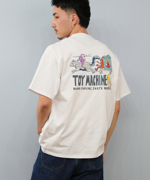 Футболка с коротким рукавом, свободный крой, принт на спине TOY MACHINE, белый
Футболка с коротким рукавом, свободный крой, принт на спине TOY MACHINE, белый