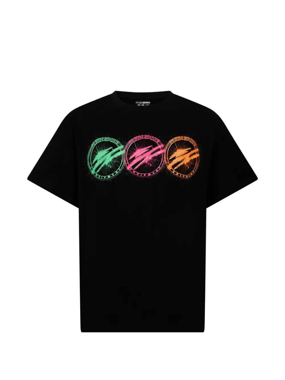 Футболка с круглым вырезом и эффектом состаривания Plein Sport, черный
Футболка с круглым вырезом и эффектом состаривания Plein Sport, черный