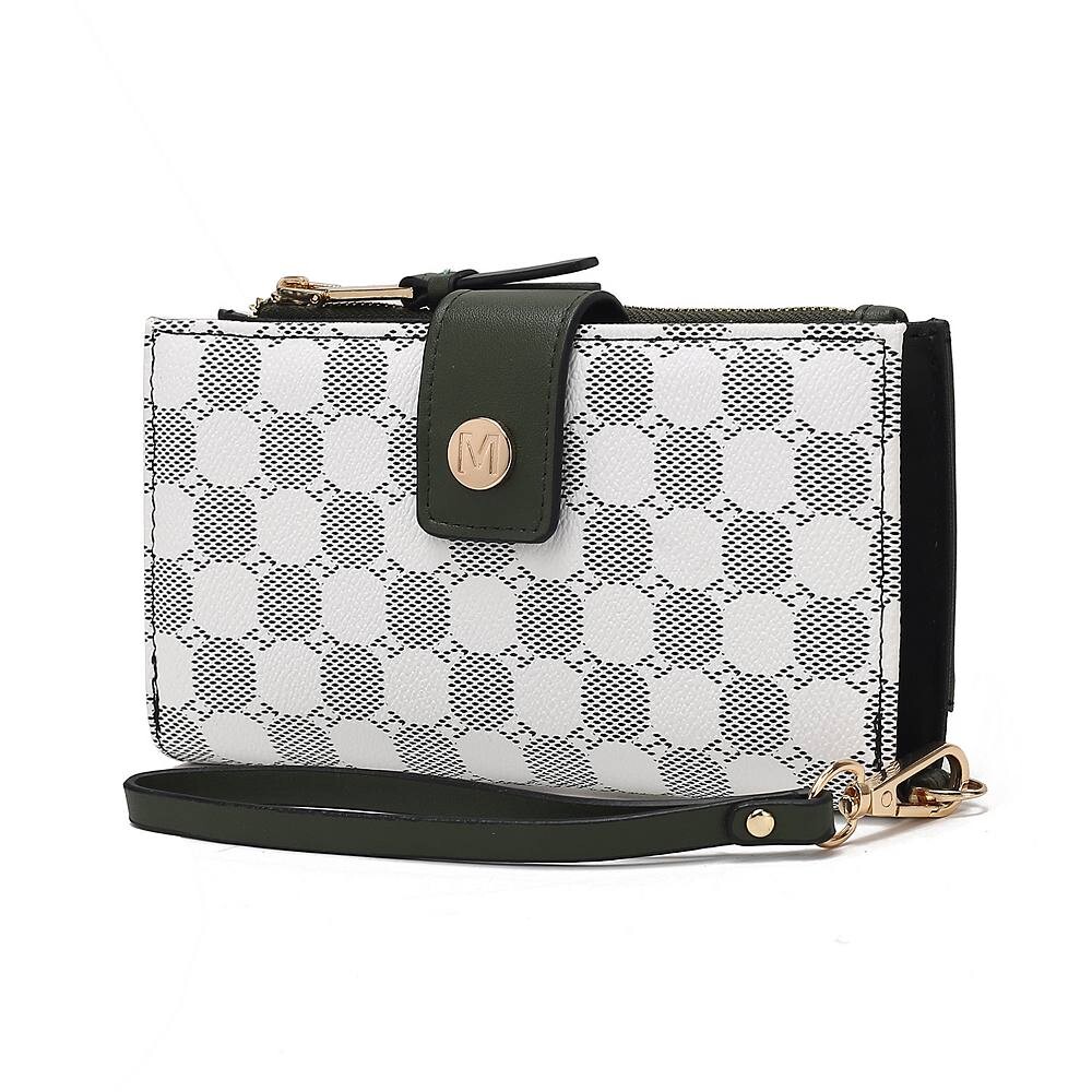 Mkf Collection Solene Женский кошелек на запястье из веганской кожи с круглым принтом от Mia K MKF Collection, цвет Olive Green
Mkf Collection Solene Женский кошелек на запястье из веганской кожи с круглым принтом от Mia K MKF Collection, цвет Olive Green