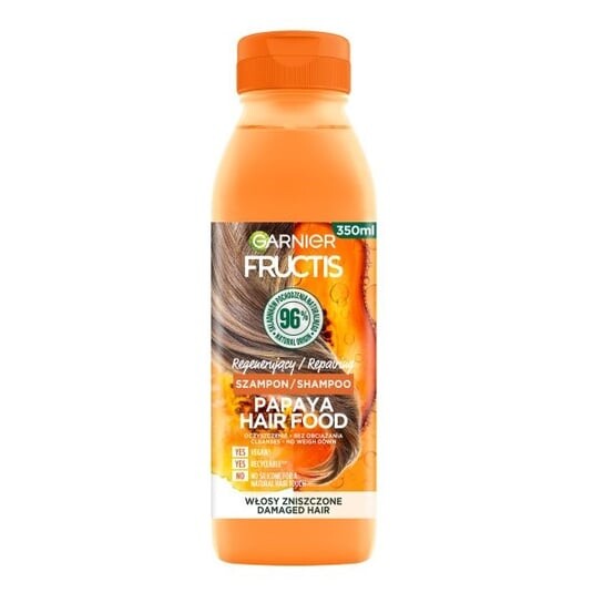 Восстанавливающий шампунь для поврежденных волос, 350 мл Garnier, Fructis Papaya Hair Food, Желтый, Восстанавливающий шампунь для поврежденных волос, 350 мл Garnier, Fructis Papaya Hair Food
Восстанавливающий шампунь для поврежденных волос, 350 мл Garnier, Fructis Papaya Hair Food, Желтый, Восстанавливающий шампунь для поврежденных волос, 350 мл Garnier, Fructis Papaya Hair Food