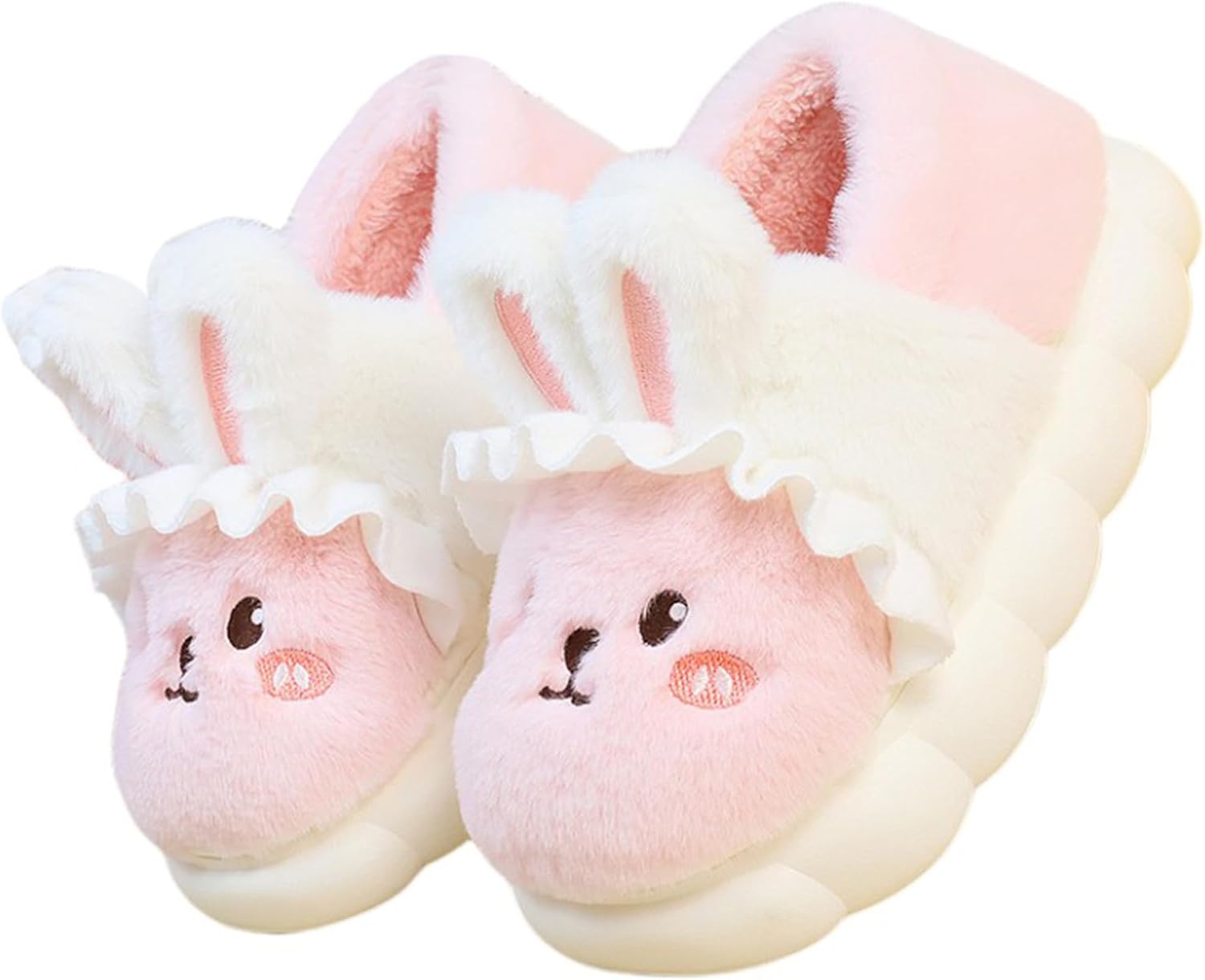 Женские тапочки с животными Милые зайчики Тапочки из теплого зимнего плюша Домашние хлопковые тапочки Для дома и улицы Yudishoes, розовый
Женские тапочки с животными Милые зайчики Тапочки из теплого зимнего плюша Домашние хлопковые тапочки Для дома и улицы Yudishoes, розовый