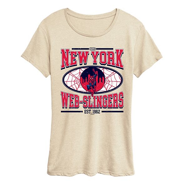 Женская футболка с принтом Spider-Man New York Web-Slingers Marvel, Beige
Женская футболка с принтом Spider-Man New York Web-Slingers Marvel, Beige