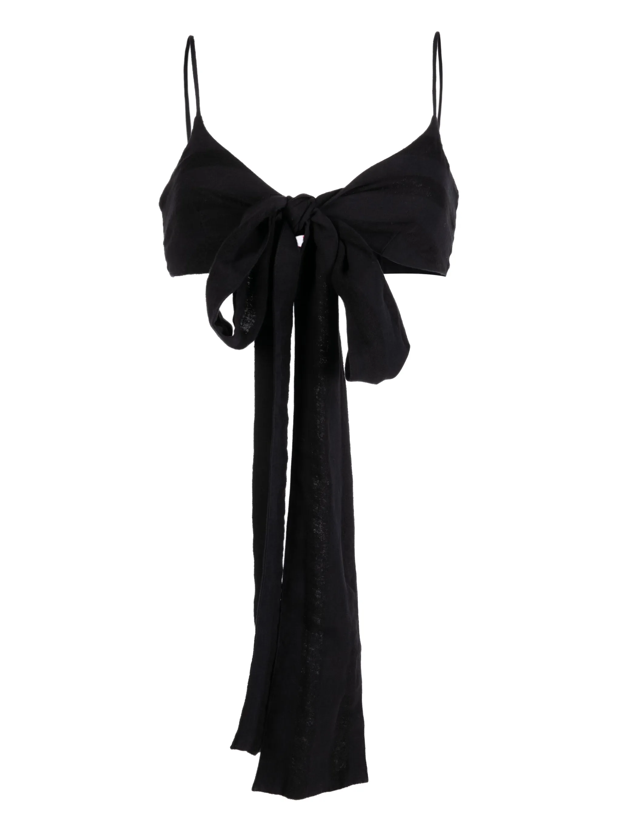 Топ бикини с бантом Solid & Striped, черный
Топ бикини с бантом Solid & Striped, черный