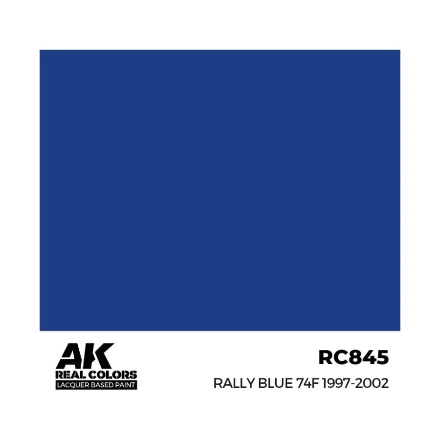 Ралли Синий 74F 1997-2002 гг., Paint - Real Color, Dropper Bottles (AK-Interactive)
Ралли Синий 74F 1997-2002 гг., Paint - Real Color, Dropper Bottles (AK-Interactive)