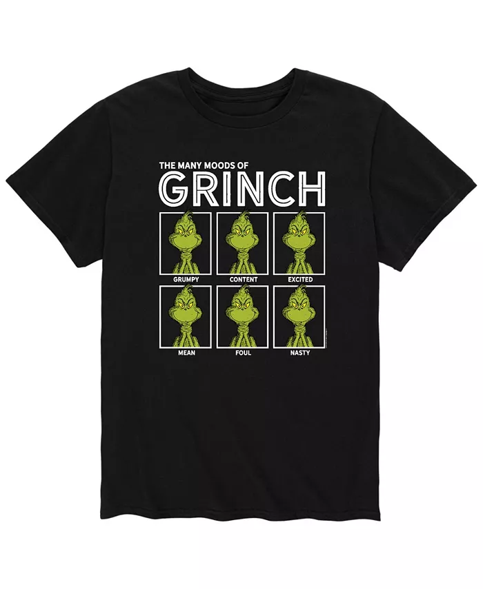 Мужская футболка Dr. Seuss The Grinch Moods AIRWAVES, черный
Мужская футболка Dr. Seuss The Grinch Moods AIRWAVES, черный