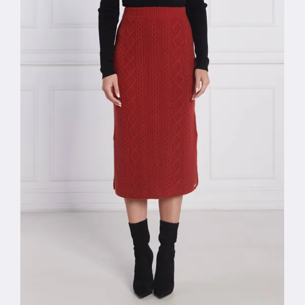 Шерстяная юбка-фентана с добавлением кашемира Boss, красный
Шерстяная юбка-фентана с добавлением кашемира Boss, красный