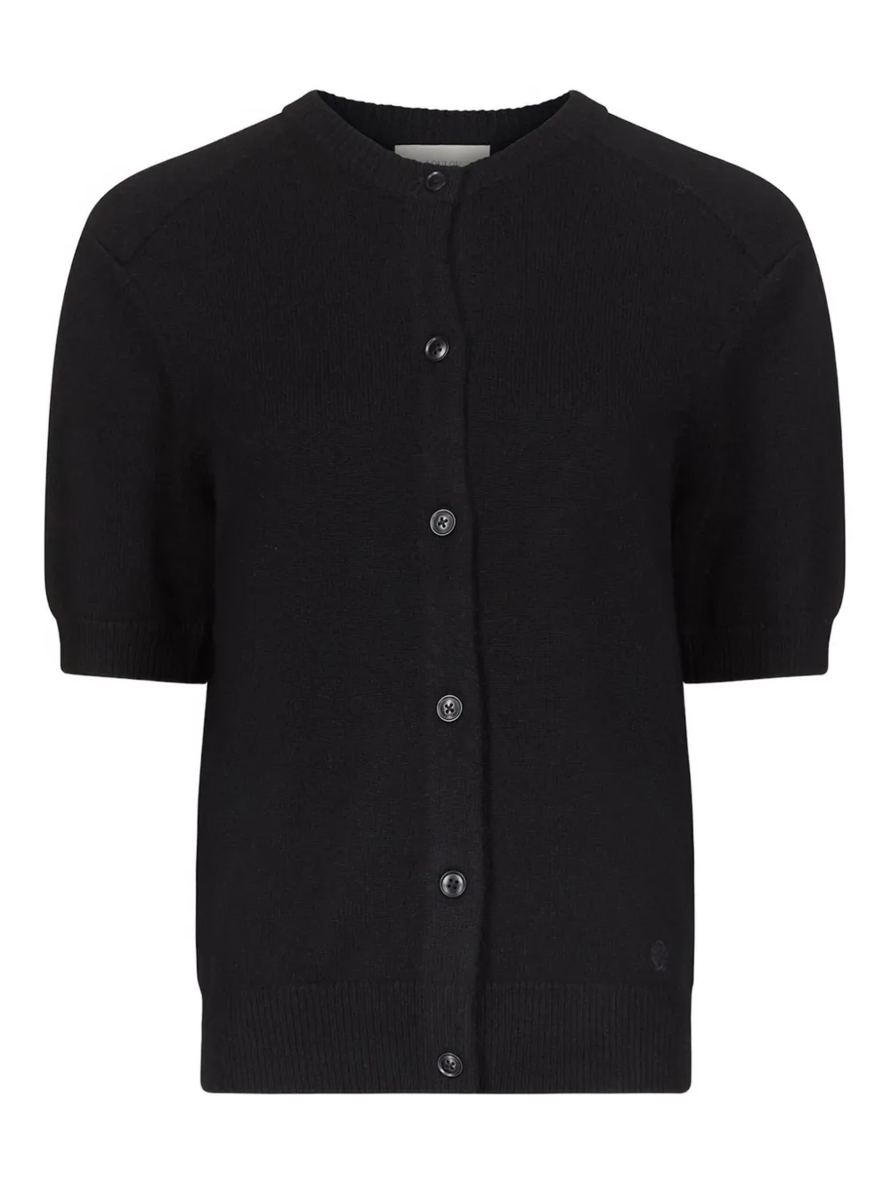 Кардиган Jodi в рубчик с короткими рукавами Loulou De Saison, черный
Кардиган Jodi в рубчик с короткими рукавами Loulou De Saison, черный