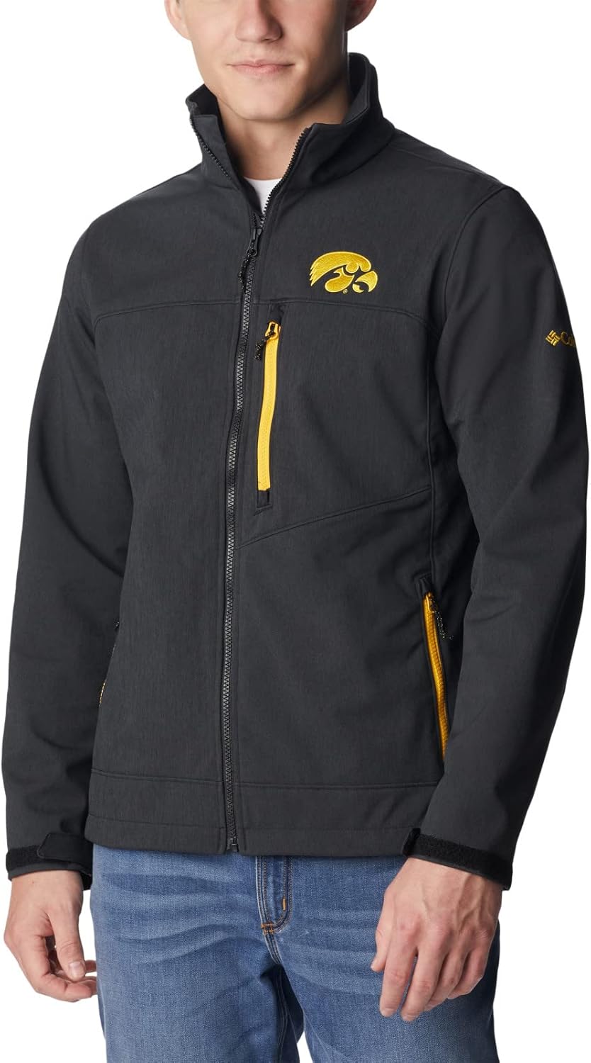 Columbia Men's Collegiate Ascender Ii Softshell, Iw - Black
Columbia Men's Collegiate Ascender Ii Softshell, Iw - Black