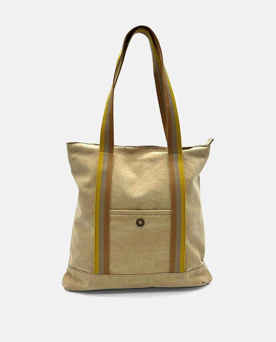 Большая сумка-шоппер из ткани CANVAS через плечо CUIROTS, бежевый
Большая сумка-шоппер из ткани CANVAS через плечо CUIROTS, бежевый