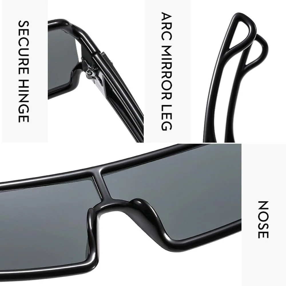 Модные ретро-солнцезащитные очки большого размера для женщин и мужчин, с выемчатой оправой, солнцезащитные очки с защитой от УФ-излучения UV400 TVTBBVV, Green Brown
Модные ретро-солнцезащитные очки большого размера для женщин и мужчин, с выемчатой оправой, солнцезащитные очки с защитой от УФ-излучения UV400 TVTBBVV, Green Brown