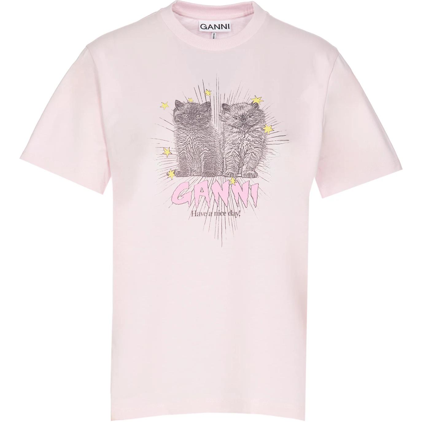 Графическая футболка с принтом Crewneck GANNI, розовый
Графическая футболка с принтом Crewneck GANNI, розовый