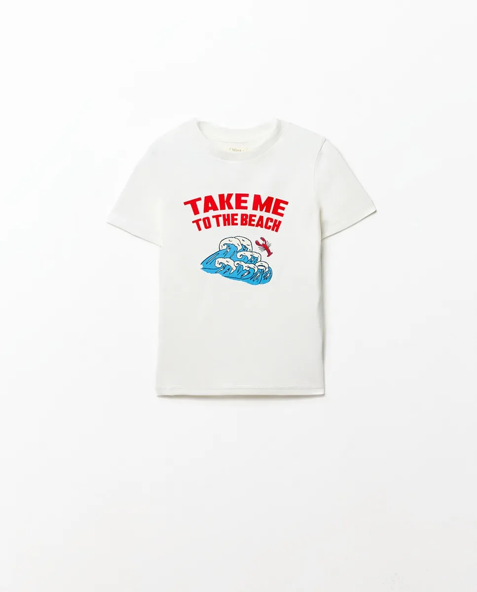 Футболка с принтом Sfera, кремово-белый
Футболка с принтом Sfera, кремово-белый