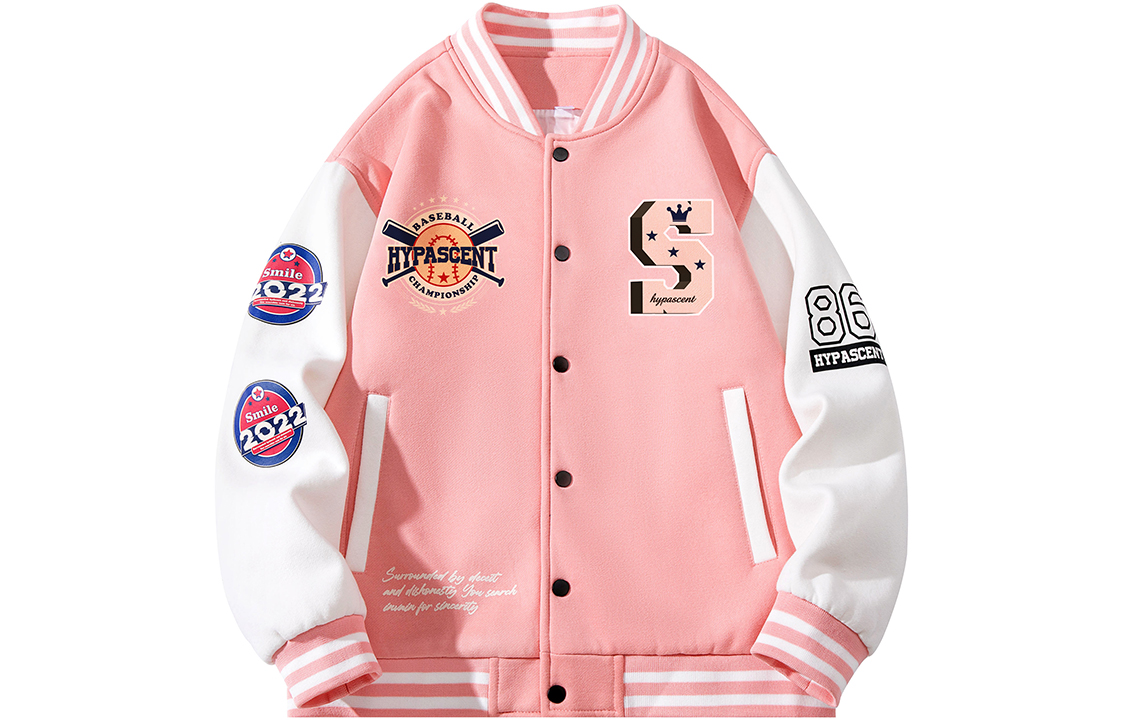 HYPASCENT Бейсбольная куртка унисекс, Pink
HYPASCENT Бейсбольная куртка унисекс, Pink