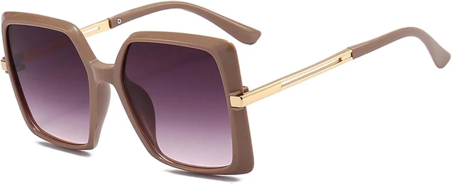 Роскошные солнцезащитные очки в крупной оправе для женщин и мужчин, модные, для активного отдыха, вождения, пляжа, вечеринок, с защитой от УФ-излучения UV400 TKKTLLT, Coffee Gray
Роскошные солнцезащитные очки в крупной оправе для женщин и мужчин, модные, для активного отдыха, вождения, пляжа, вечеринок, с защитой от УФ-излучения UV400 TKKTLLT, Coffee Gray