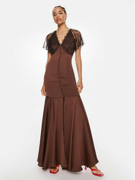 Вечернее платье узкого кроя Rotate, коричневый
Вечернее платье узкого кроя Rotate, коричневый