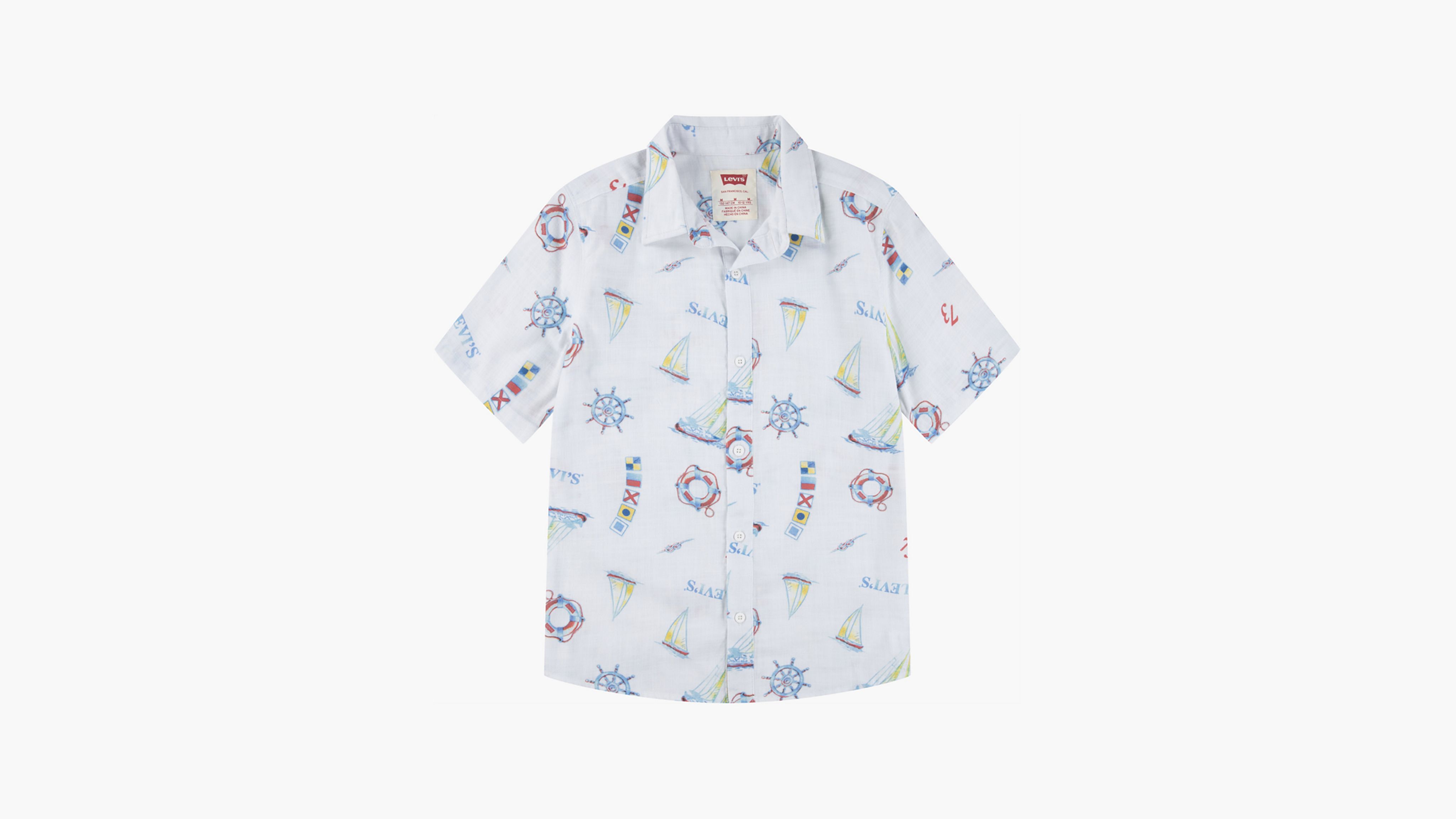 Рубашка из тканого материала Slub Texture для больших мальчиков S-XL Levi's, цвет Swim Cap - White
Рубашка из тканого материала Slub Texture для больших мальчиков S-XL Levi's, цвет Swim Cap - White