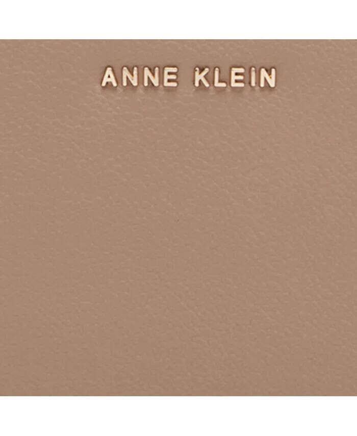 Подарочный набор из трех предметов с сумкой через плечо с камерой и двойной молнией Anne Klein, черный