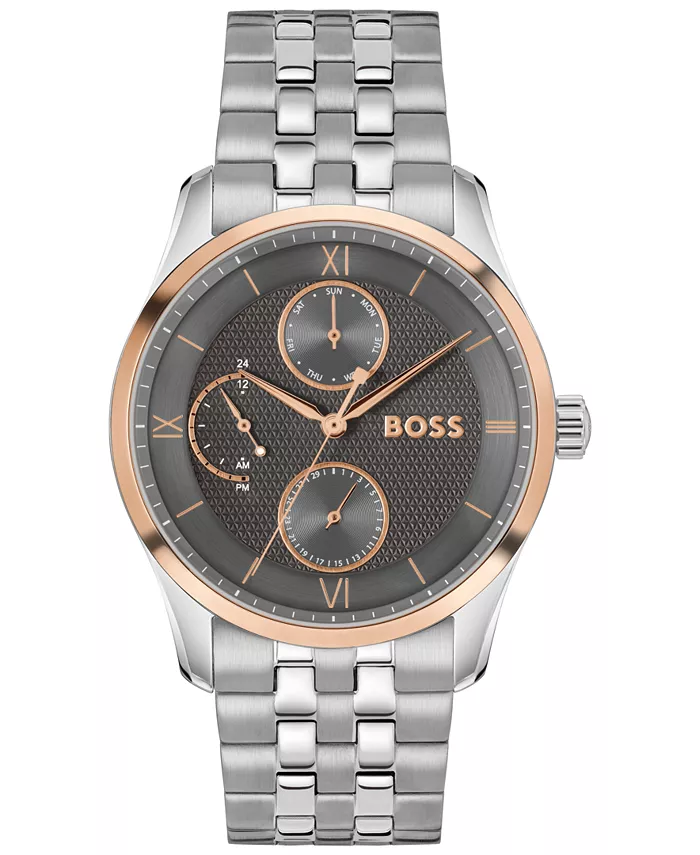 Мужские часы Principle Master Quartz Multifunction из нержавеющей стали, 41 мм Hugo Boss
Мужские часы Principle Master Quartz Multifunction из нержавеющей стали, 41 мм Hugo Boss
