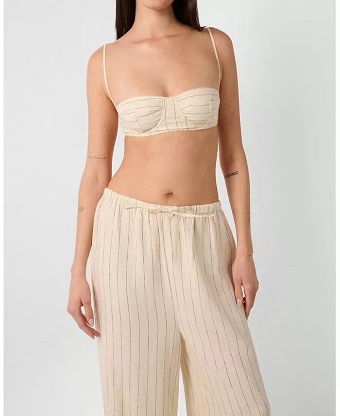 Женский бюстгальтер на косточках WeWoreWhat, белый
Женский бюстгальтер на косточках WeWoreWhat, белый