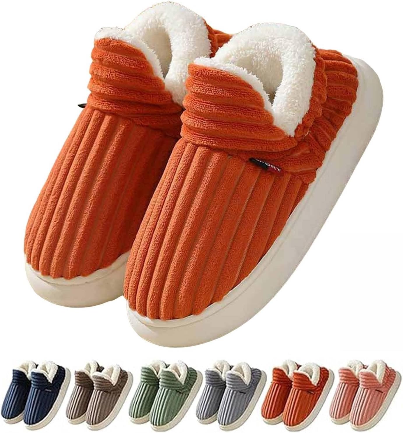 Зимние домашние тапочки для женщин, уютные плюшевые тапочки с флисовой подкладкой, мягкие и пушистые с нескользящей подошвой, теплая обувь для дома и улицы для холодной погоды для женщин и мужчин Flteuds, оранжевый
Зимние домашние тапочки для женщин, уютные плюшевые тапочки с флисовой подкладкой, мягкие и пушистые с нескользящей подошвой, теплая обувь для дома и улицы для холодной погоды для женщин и мужчин Flteuds, оранжевый