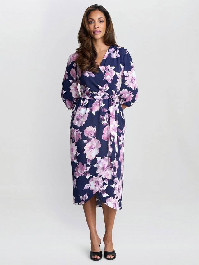 Платье миди Keeley Floral Gina Bacconi, Navy/Multi
Платье миди Keeley Floral Gina Bacconi, Navy/Multi