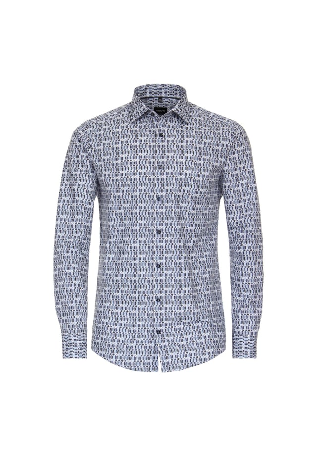 Рубашка с деловым принтом современный крой Venti, синий
Рубашка с деловым принтом современный крой Venti, синий