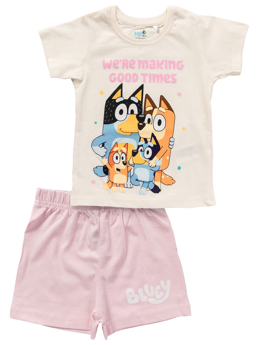Пижама Bluey & Family, бежевый/розовый
Пижама Bluey & Family, бежевый/розовый