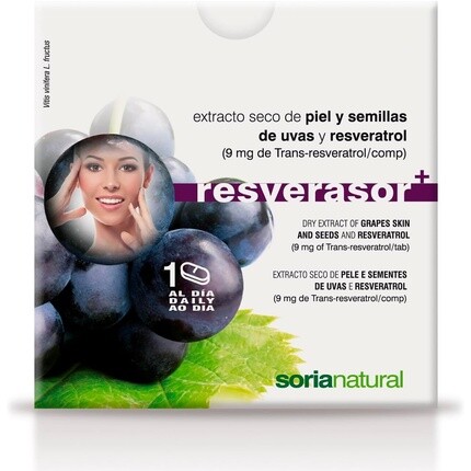 Сория Ресверазор Плюс 28 таблеток, Soria Natural
Сория Ресверазор Плюс 28 таблеток, Soria Natural